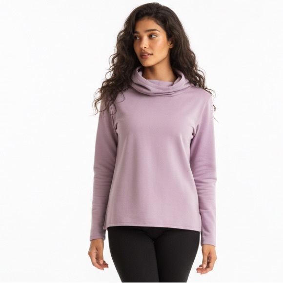 Yogalicious Tops - NWOT Yogalicious Lux purple hoodie workout long sleeve sweatshirt sz Small